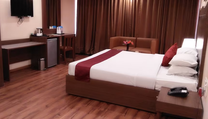 Garden view Rooms with Balcony, golden sun Beach Resort